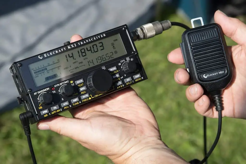 sample image of an amateur radio used for RVers in Australia