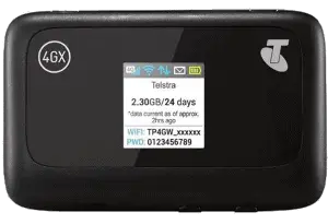 Telstra Pre-Paid 4GX Wi-Fi Plus - best RV wifi routers in Australia