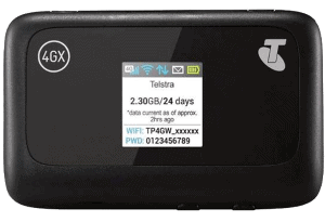 Telstra Pre-Paid 4GX Wi-Fi Plus - best RV wifi routers in Australia